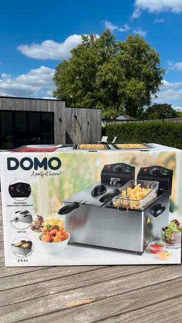 Domo : friteuse double, Electroménager, Enlèvement ou Envoi, Neuf