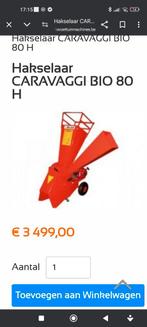 Hakselaar in nieuwstaat, Ophalen, Zo goed als nieuw