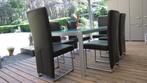 6x lederen design stoelen"Rolf Benz" type 7400. Mooie staat!, Huis en Inrichting, Stoelen, Ophalen, Zwart, Design, Zo goed als nieuw