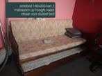 Zetelbed voor 2 personen, Huis en Inrichting, Slaapkamer | Slaapbanken, Ophalen, Gebruikt, Tweepersoons, 180 cm