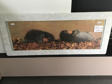 mooie puzzel ingekaderd 112 cm op 47 cm beschikbaar voor biedingen