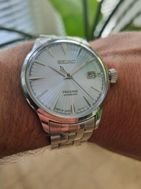 Seiko Presage SRPE19J1, Handtassen en Accessoires, Horloges | Heren, Polshorloge, Seiko, Staal, Staal, Ophalen of Verzenden