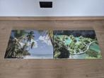 2 canvas foto's - Kroatië en Dominicaanse Republiek, Ophalen, Gebruikt