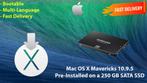 Mac OS X Mavericks 10.9.5 VoorGeïnstalleerd op SSD van 250GB, Computers en Software, Verzenden, Nieuw, MacOS