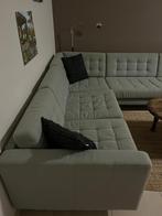 Zetel: LANDSKRONA Hoekbank, 5-zits, Gunnared lichtgroen/hout, Huis en Inrichting, Zetels | Zetels, Ophalen, Hoekbank, Zo goed als nieuw