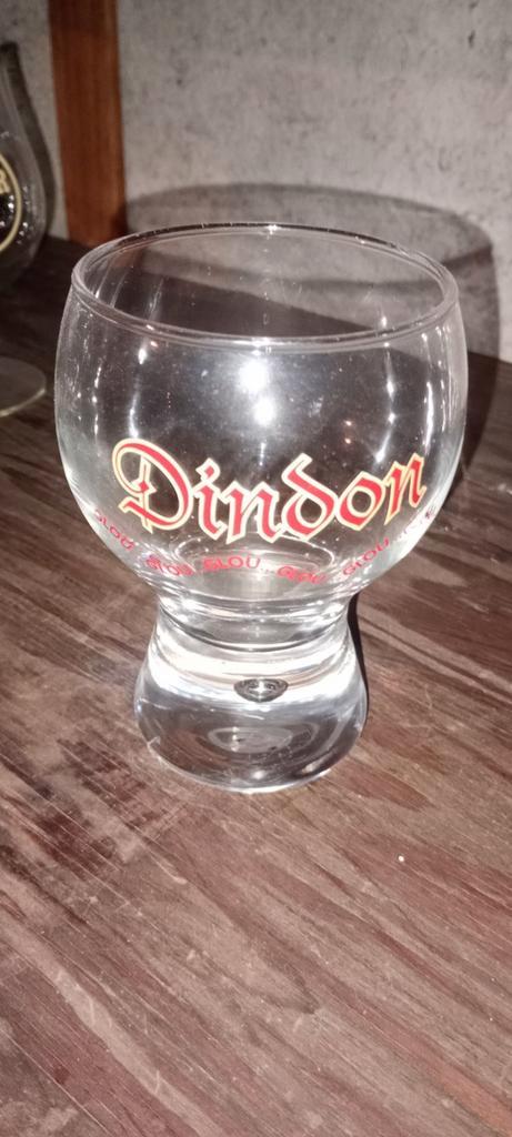 Brasserie bière verre Dindon, Collections, Marques de bière, Comme neuf, Enlèvement ou Envoi