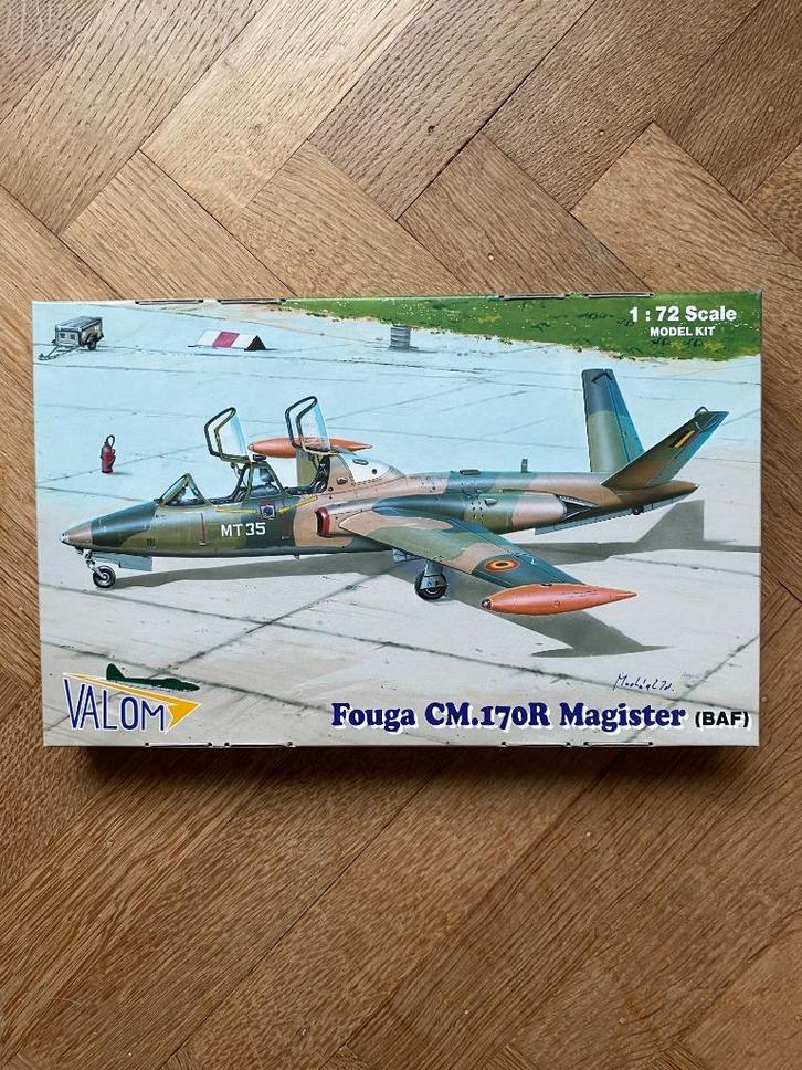 FOUGA CM 170R MAGISTER - BELGISCHE LUCHTMACHT - 1:72, Hobby en Vrije tijd, Modelbouw | Vliegtuigen en Helikopters, Nieuw, Vliegtuig