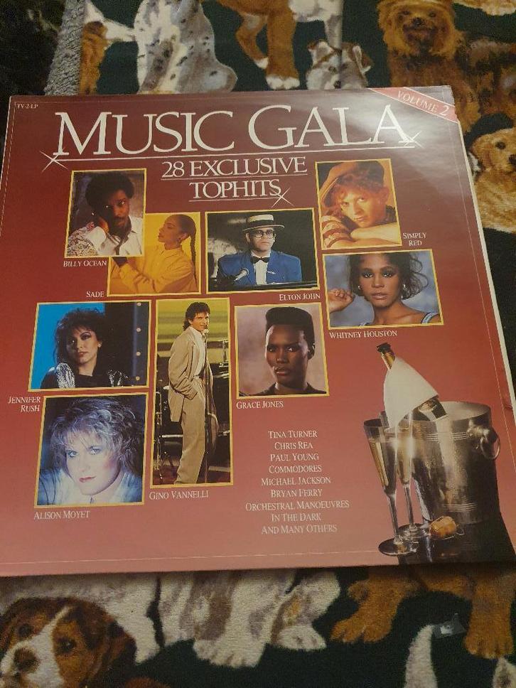 LP - Various – Music Gala - 28 Exclusive Tophits - Volume 2, Cd's en Dvd's, Vinyl | Rock, Zo goed als nieuw, Poprock, 12 inch