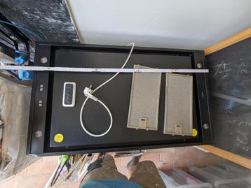 inbouw dampkap zwart, Moteur, Encastré, Enlèvement, Utilisé