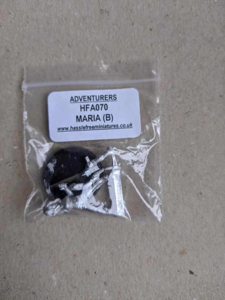 Hasslefree miniatures – HFA070 Maria (b) - 28mm - metaal, Hobby en Vrije tijd, Wargaming, Nieuw, Overige soorten, Figuurtje(s)