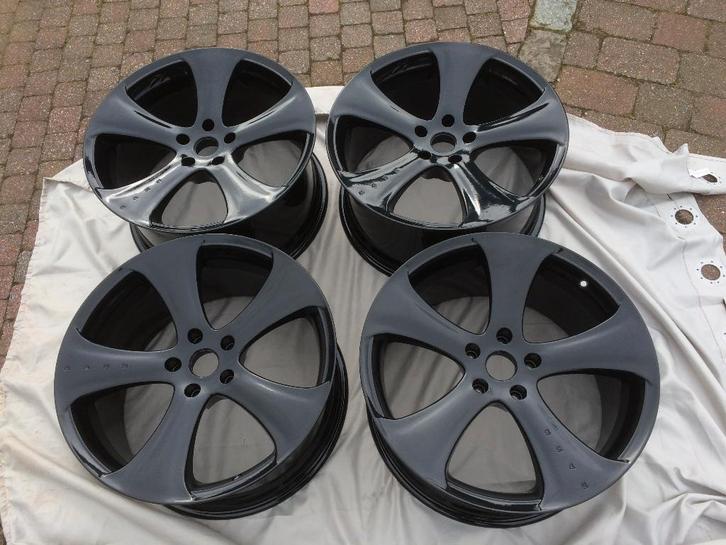 Bmw kahn X6-X5, 20" velgen, druksensoren, zwart poederlak, Auto diversen, Tuning en Styling, Ophalen