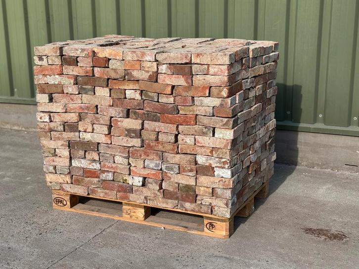 Lot de pierres espagnoles anciennes rouges 25 x 5 x 12,5 cm, Bricolage & Construction, Briques, Utilisé, Briques, Enlèvement