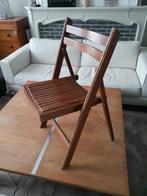 20 klapstoeltjes, in zeer goede staat, samen te koop, Maison & Meubles, Chaises, Brun, Enlèvement, Utilisé, Bois