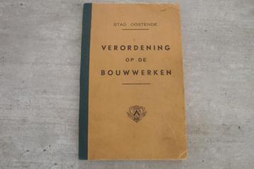 VERORDENING OP DE BOUWWERKEN - STAD OOSTENDE  beschikbaar voor biedingen