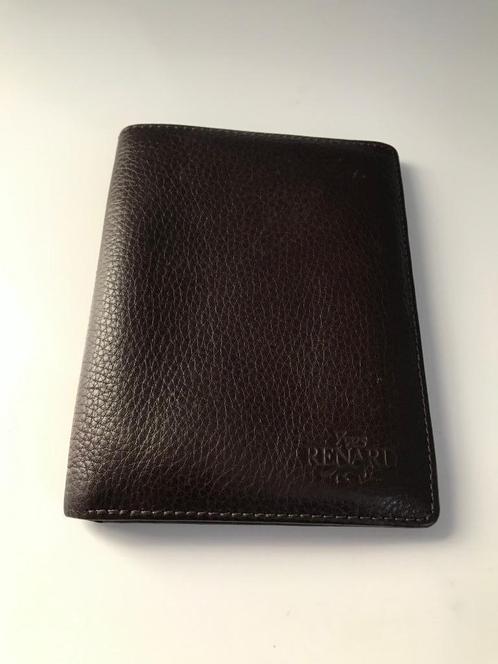 Portefeuille en cuir homme, Handtassen en Accessoires, Portemonnees, Gebruikt, Bruin, Leder, Ophalen of Verzenden