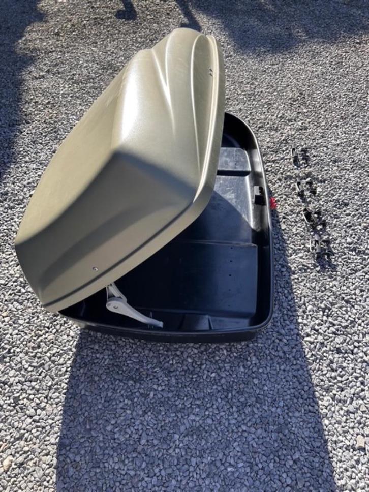 coffre de toit 130 cm Long x ±70 large et ouverture latérale, Autos : Divers, Coffres de toit, Comme neuf, Enlèvement