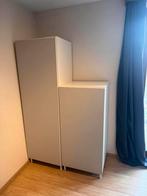 Witte kleerkasten, Ophalen, Gebruikt, Met hangruimte, 50 tot 100 cm