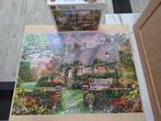 King Puzzel 1000 Stukjes *Church Lane Cottage, Hobby en Vrije tijd, Denksport en Puzzels, Ophalen, 500 t/m 1500 stukjes, Legpuzzel