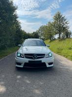 Mercedes C63 AMG facelifts prestatiepakket van 487 pk, Auto's, Mercedes-Benz, Automaat, 1730 kg, Wit, Leder