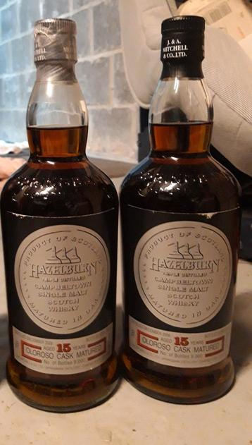 Hazelburn 15 jaar 2006 (54.2, nog 1 fles), Enlèvement ou Envoi, Comme neuf