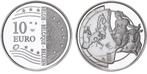 zilveren 10 euro België 2004 Uitbreiding EU, Ophalen of Verzenden, België, 10 euro, Zilver