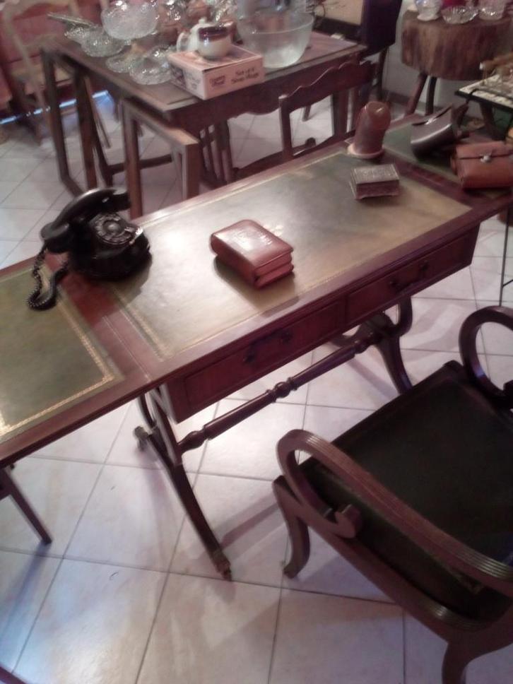 Engelse Mahonie bureau, Antiek en Kunst, Antiek | Meubels | Tafels, Ophalen