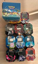 Pokemon 10 grote tins en 20 kleine tins, Enlèvement, Comme neuf