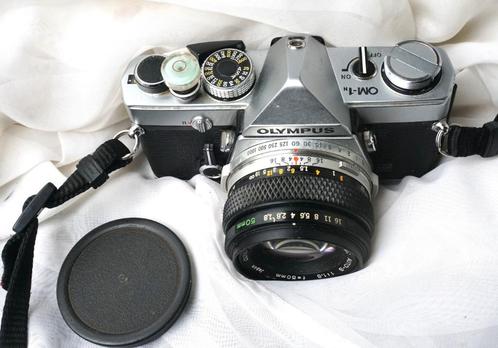 Olympus OM1 N + Olympus 50mm 1.8, Audio, Tv en Foto, Fotocamera's Analoog, Gebruikt, Spiegelreflex, Olympus, Ophalen of Verzenden
