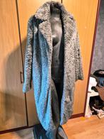 Grijze lange faux fur mantel yas 38, Kleding | Dames, Ophalen of Verzenden, Zo goed als nieuw