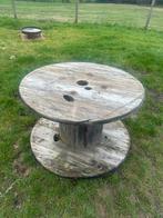 Houten haspel, Tuin en Terras, Tuintafels, Ophalen, Gebruikt, Rond