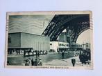 oude gelopen postkaart expo Parijs met eifeltoren, Ophalen of Verzenden, 1920 tot 1940, Gelopen, Frankrijk