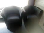 Fauteuils Tygo van imitatieleder (set van 2), Huis en Inrichting, Ophalen, Gebruikt