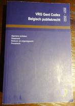 VRG Gent codex Belgisch publiekrecht, Ophalen of Verzenden, Hoger Onderwijs, Zo goed als nieuw, Gamma