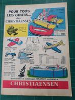 Christiaensen jouets - publicité papier - 1962, Autres types, Utilisé, Enlèvement ou Envoi