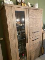 Eetkamer zware eiken meubelen ( met 6 stoelen, Huis en Inrichting, Ophalen, Gebruikt, Met deur(en), Eikenhout