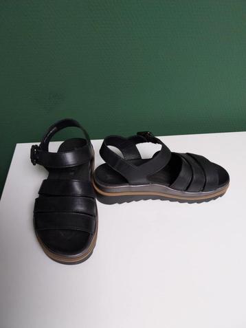 Mephisto lederen zwarte sandalen maat 36 zeer goede staat  beschikbaar voor biedingen