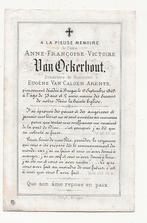 1869 doodsprentje adel van ockerhout-caloen, Verzamelen, Bidprentjes en Rouwkaarten, Ophalen of Verzenden, Bidprentje