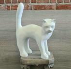 Levensecht tuinbeeld kat, Tuin en Terras, Ophalen, Nieuw, Kunststof, Dierenbeeld