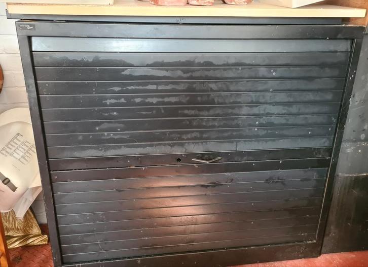 Archiefkast / dossierkast met rolluik., Huis en Inrichting, Kasten | Roldeurkasten en Archiefkasten, Gebruikt, Ophalen