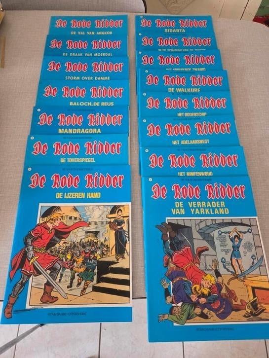 De Rode Ridder, 1ste drukken., Boeken, Stripverhalen, Zo goed als nieuw, Meerdere stripboeken, Ophalen of Verzenden