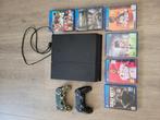 Playstation 4 met 2 controllers en 6 games, Games en Spelcomputers, Ophalen, Zo goed als nieuw, Met 2 controllers