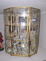 Mooi etalagekastje met echte kristallen swarovski miniaturen, Maison & Meubles, Accessoires pour la Maison | Autre, Enlèvement