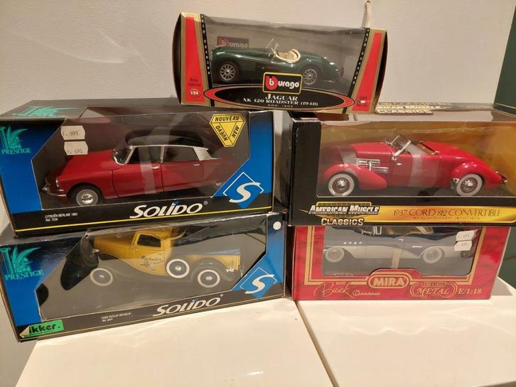 Modelauto's oldtimers, Verzamelen, Automerken, Motoren en Formule 1, Zo goed als nieuw, Auto's, Ophalen