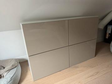 IKEA kast 120x78 met glazen blad