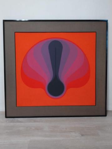 Karl Gerstner Color Sound St. Jaques, 1973 zeefdruk rare disponible aux enchères