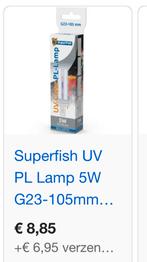 SuperFish UV clear PL-lamp 5W, Tuin en Terras, Ophalen, Nieuw