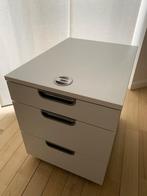 Caisson à tiroirs IKEA professionnel sur roulettes, Ophalen, Zo goed als nieuw