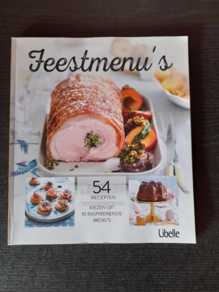 Boek : FEESTMENU’S, Livres, Livres de cuisine, Comme neuf, Enlèvement