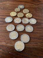 Zeldzame 2 € munten, Postzegels en Munten, Ophalen, Goud, Losse munt, 2 euro