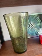 Biot bubble glazen vaas, groen, 1970, Ophalen